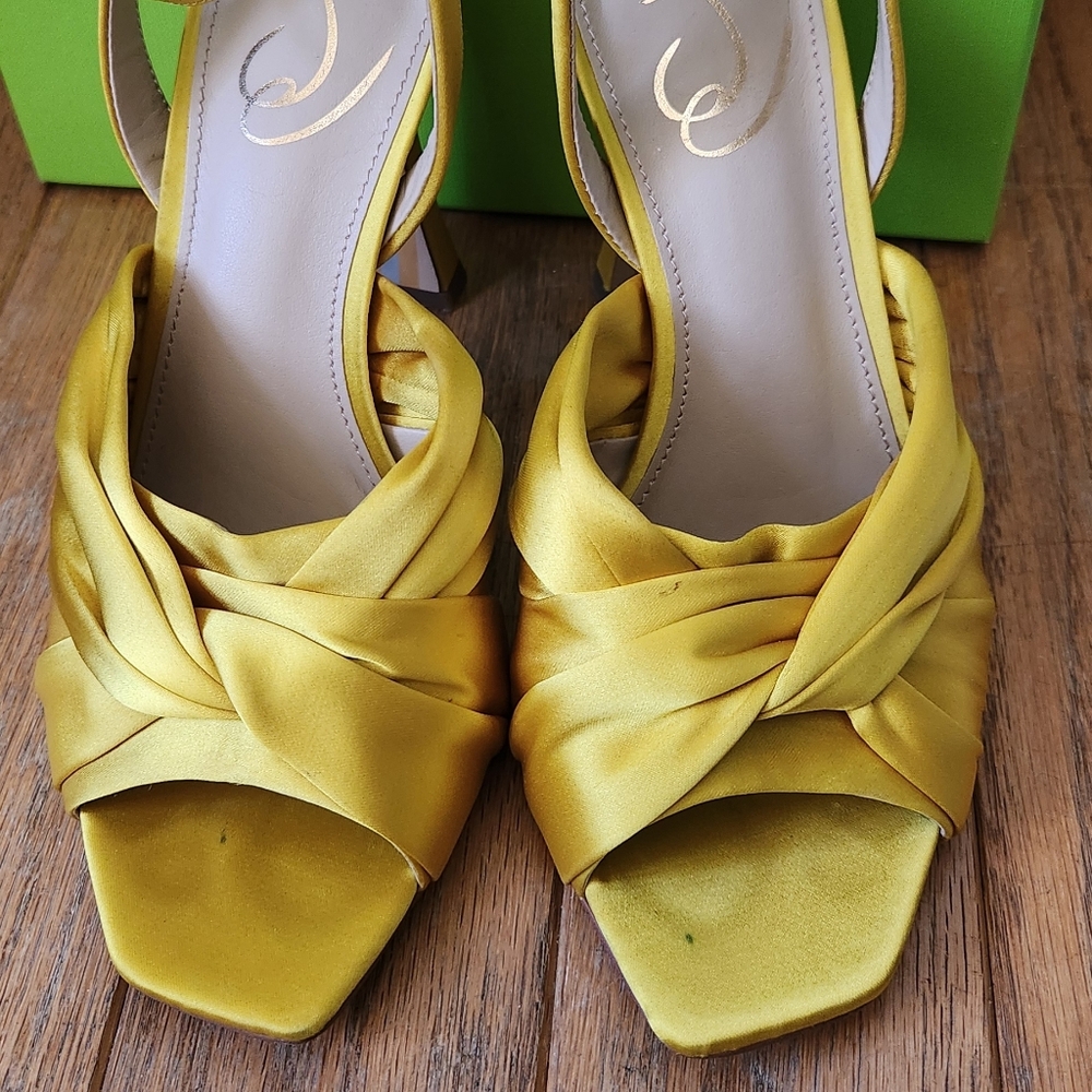 Sam Edelman Yellow Heels